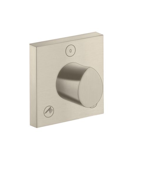 AXOR-HG-AXOR-Starck-Organic-Ab-und-Umstellventil-Trio-Quattro-120-120-Unterputz-Brushed-Nickel-12731820 gallery number 1